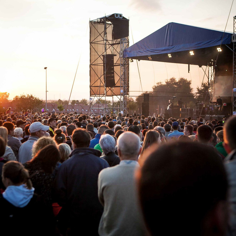 żorska wiosna młodości, scena i nagłośnienie